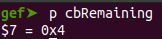 cbRemaining