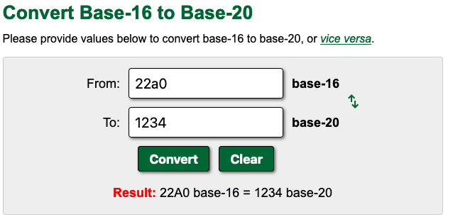 Convert Base
